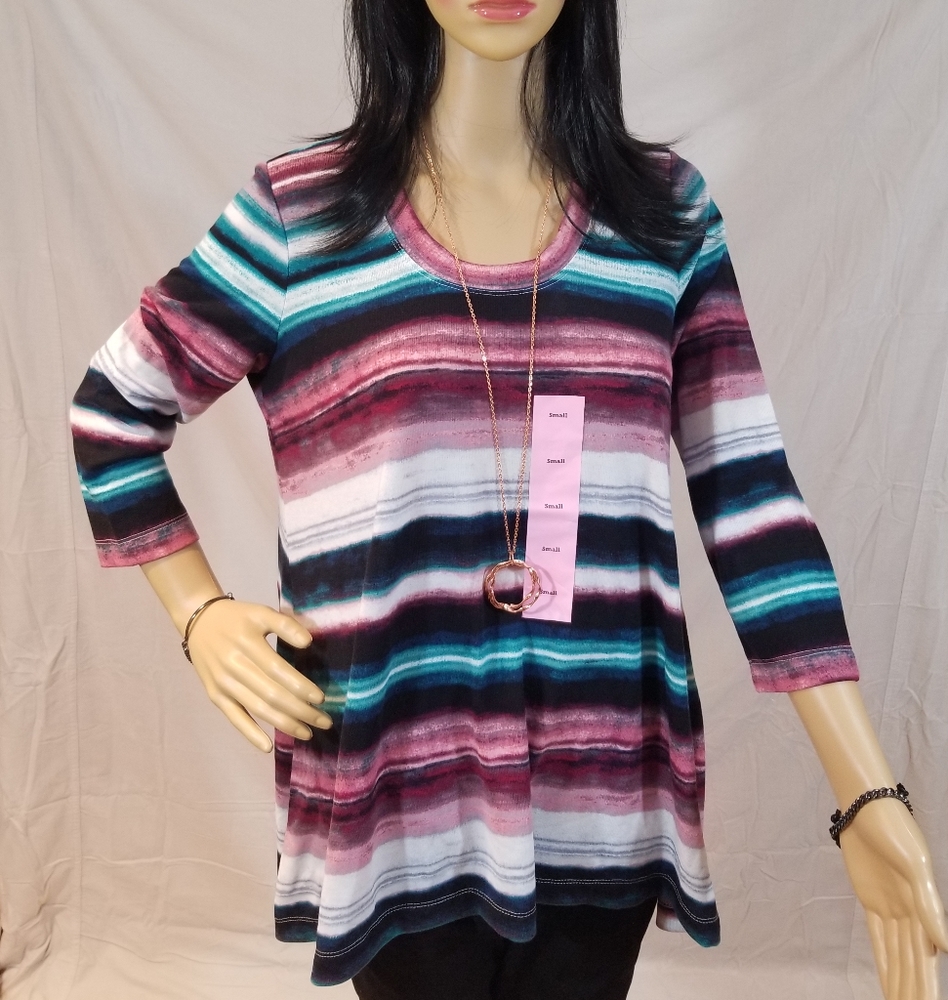 Premise Womens 3/4 Sleeve Top
